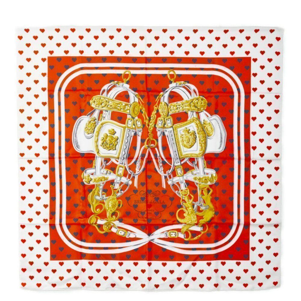 Hermes Silk Brides de Gala Love Scarf